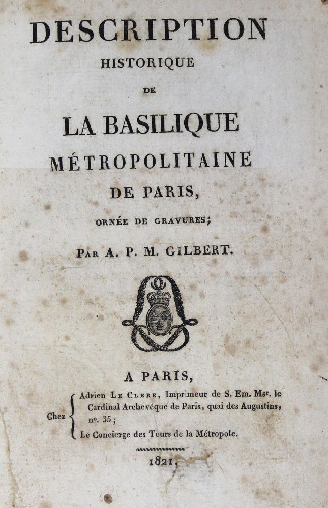 Große Abbildung Nr.1: 123-1722 Gilbert,A.P.M.: (Frankreich, Paris)