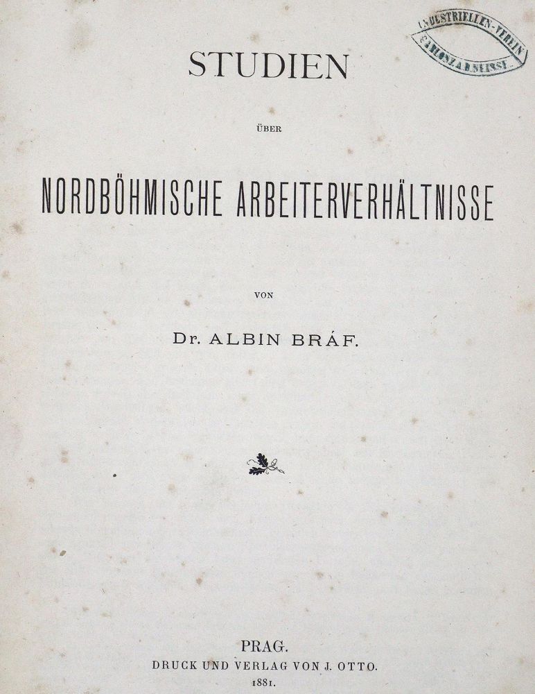 Große Abbildung Nr.1: 123-1745 Braf,A.: (Österreich, Böhmen)