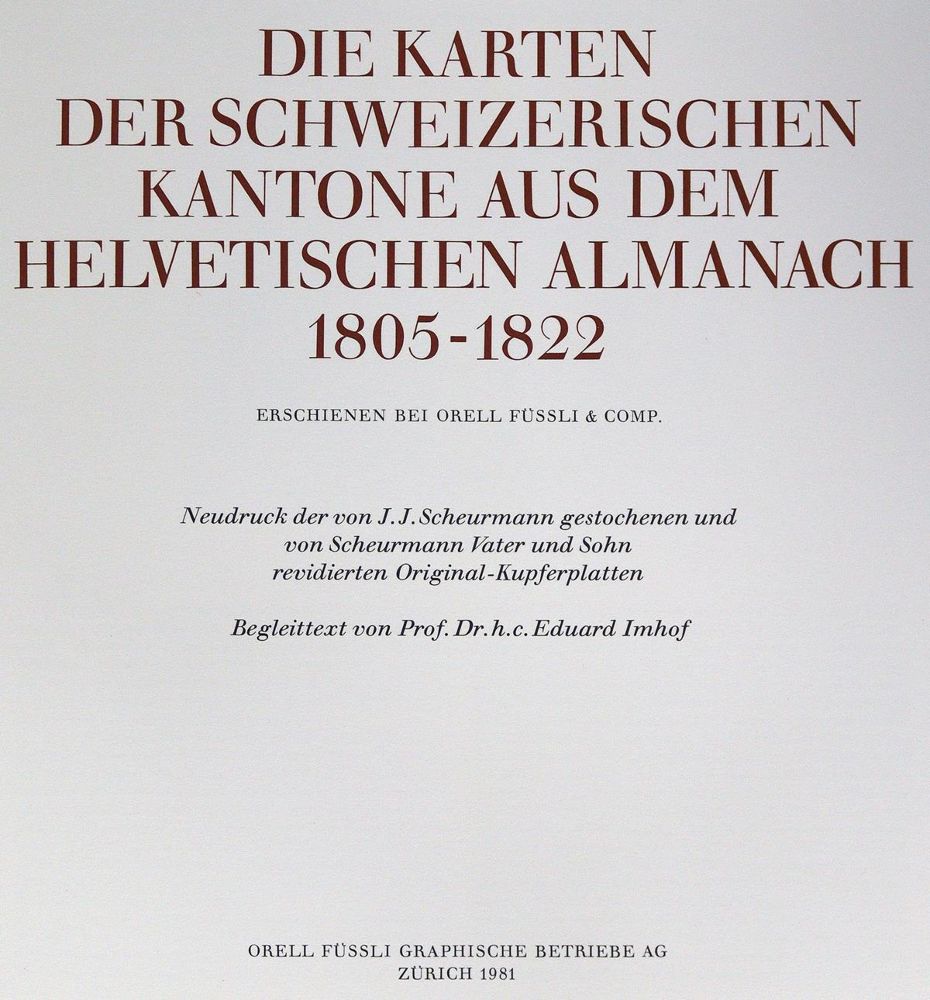 Große Abbildung Nr.1: 123-1772 Scheurmann,J.J.: (Schweiz)