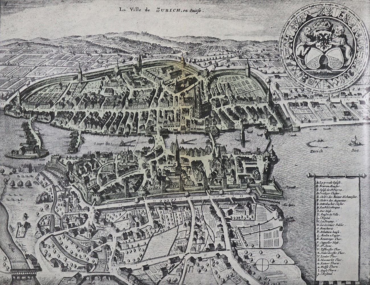 Große Abbildung Nr.1: 123-1775 Gyr,S.F.: (Schweiz, Zürich, Zunftwesen)