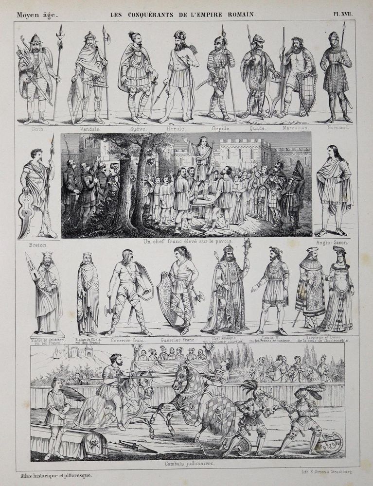 Große Abbildung Nr.1: 123-1785 Baquol,J. u. M.J.H.Schnitzler.: (Verschiedene Länder - Geschichte, Atlanten)