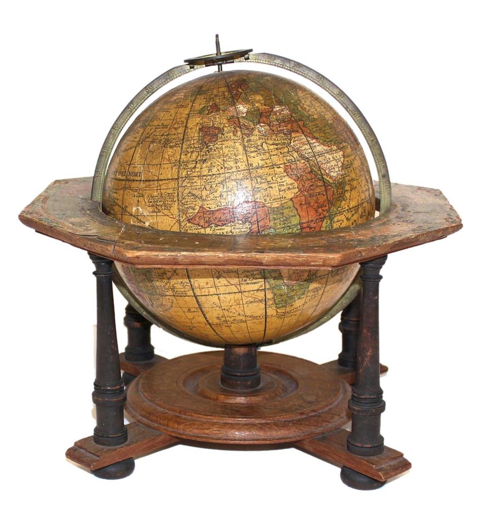 Große Abbildung Nr.2: 123-1788 Globen. (Verschiedene Länder - Geschichte, Atlanten)