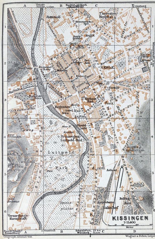 Große Abbildung Nr.1: 123-1792 Sammlung: (Verschiedene Länder - Geschichte, Baedeker)