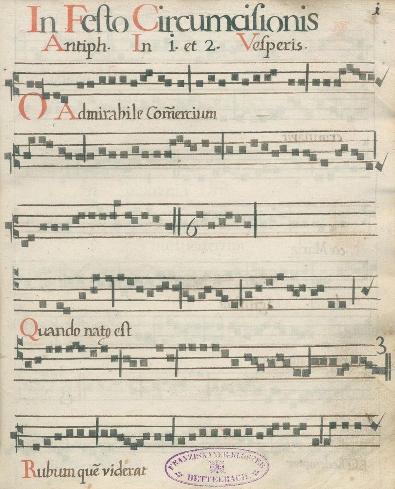 Große Abbildung Nr.1: 123-180 (Franziskanerkloster Dettelbach).: (Handschriften)