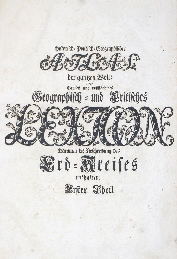 Große Abbildung Nr.2: 123-1800 Bruzen de la Martinière,A. u. C.Wolff.: (Verschiedene Länder - Geschichte)