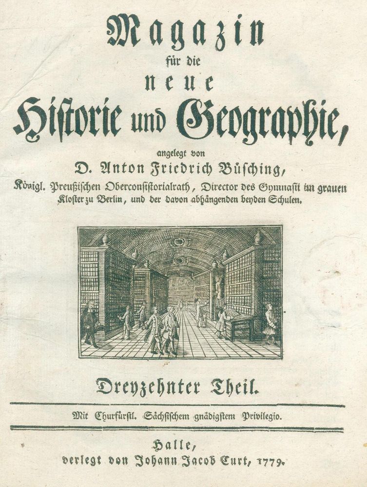 Große Abbildung Nr.2: 123-1802 Büsching,A.F.: (Verschiedene Länder - Geschichte)