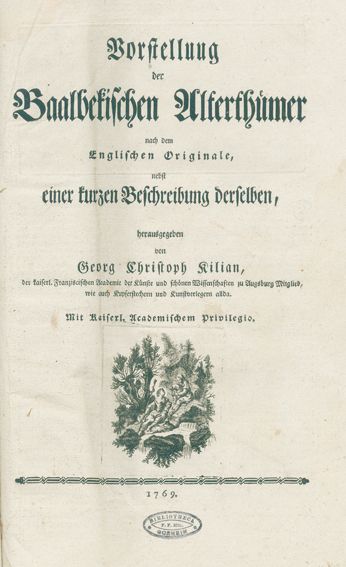 Große Abbildung Nr.1: 123-1826 Kilian,G.C. (Hrsg.).: (Verschiedene Länder - Geschichte)