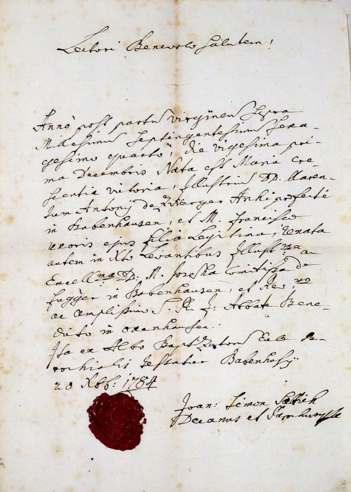 Große Abbildung Nr.1: 123-184 Konvolut: (Handschriften)
