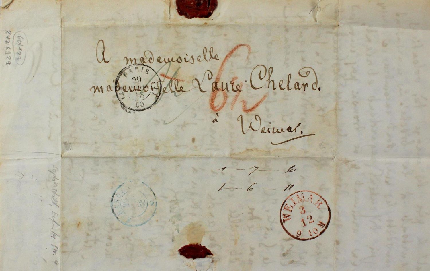 Große Abbildung Nr.2: 123-1864 Chelard, Carle Émile,: (Autographen)