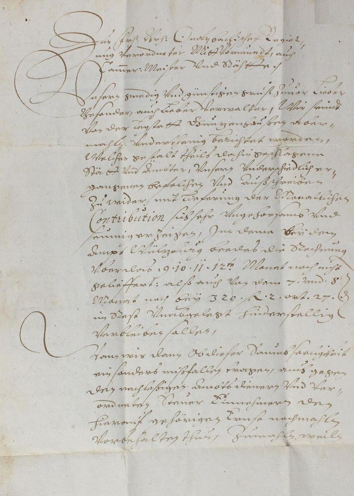 Große Abbildung Nr.1: 123-1866 Dreißigjähriger Krieg.: (Autographen)