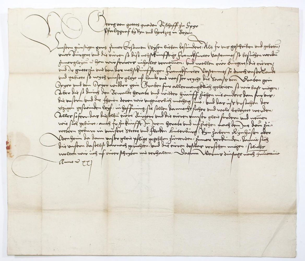 Große Abbildung Nr.1: 123-189 Passierschein: (Handschriften)