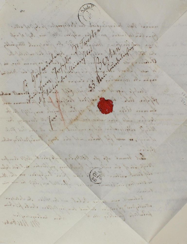 Große Abbildung Nr.2: 123-1900 Niebuhr, Marcus von,: (Autographen)