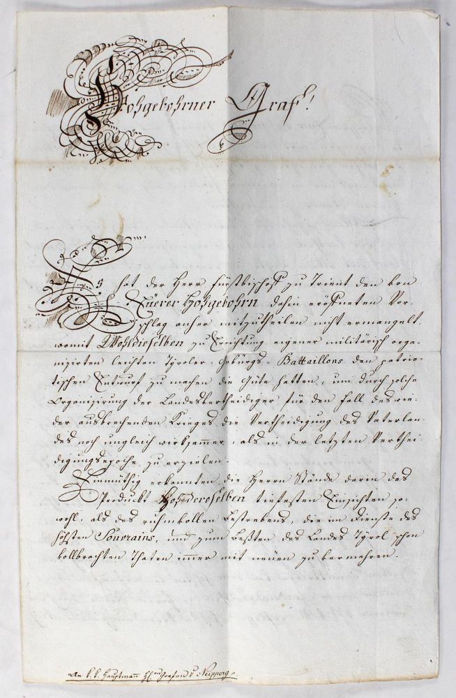 Große Abbildung Nr.2: 123-1903 Österreich, Zweiter Koalitionskrieg.: (Autographen)