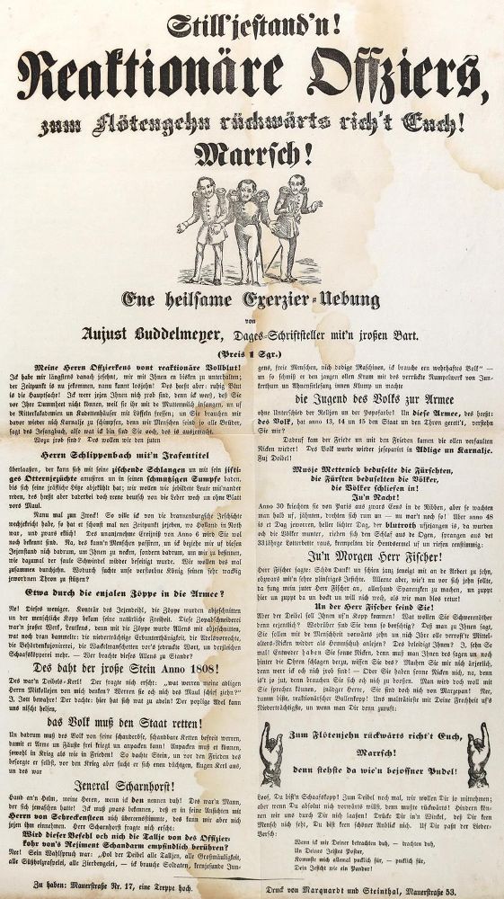 Große Abbildung Nr.3: 123-1911 Revolution 1848 - 1850.: (Autographen)