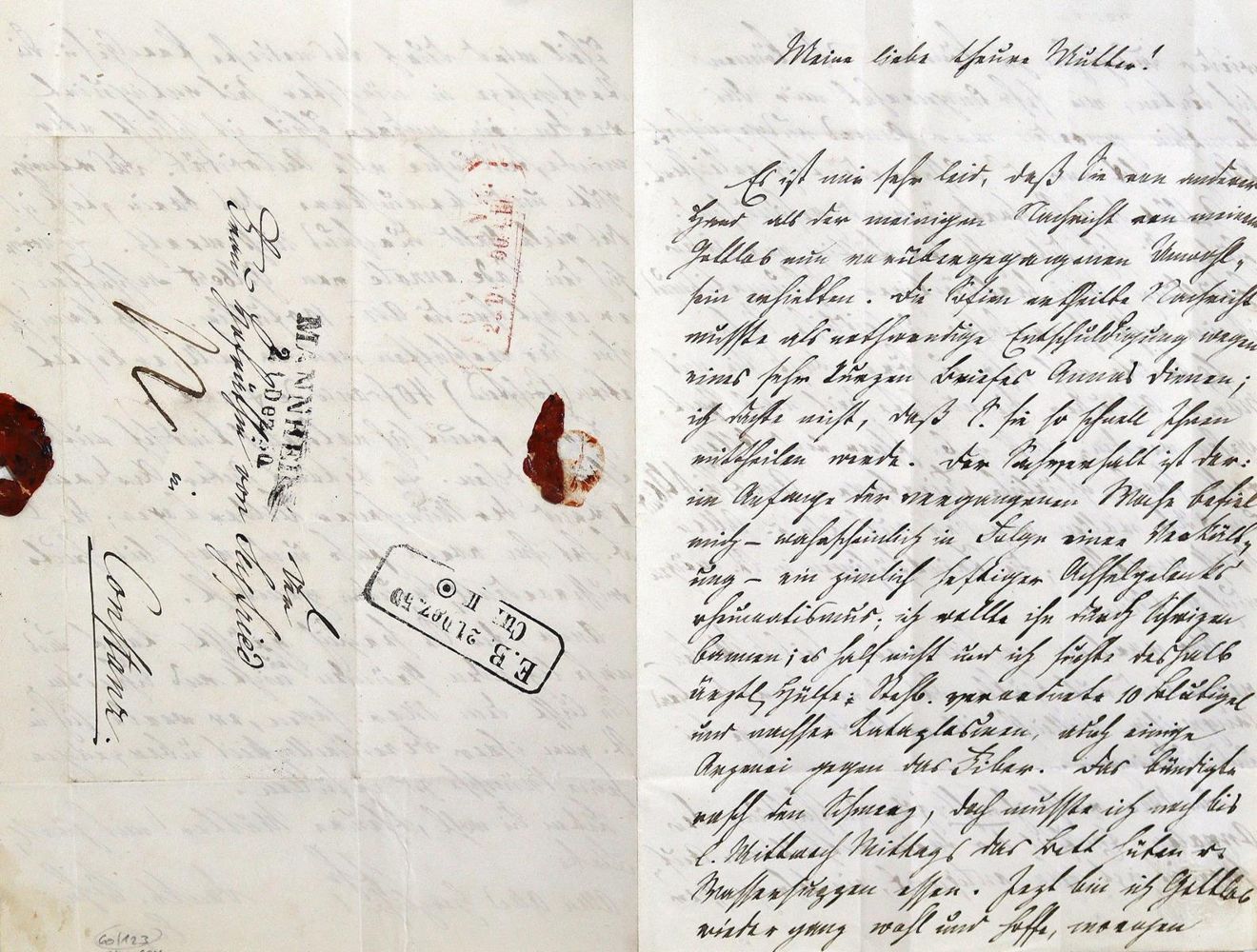 Große Abbildung Nr.1: 123-1916 Seyfried, Eugen von,: (Autographen)