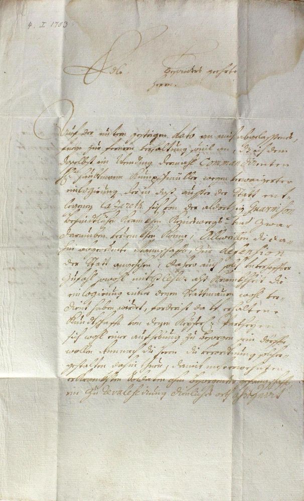 Große Abbildung Nr.2: 123-1918 Spanischer Erbfolgekrieg.: (Autographen)