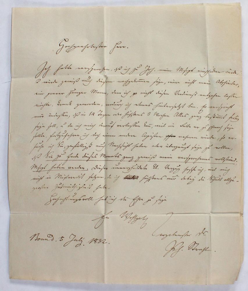 Große Abbildung Nr.1: 123-1921 Strahl, Philipp Carl,: (Autographen)