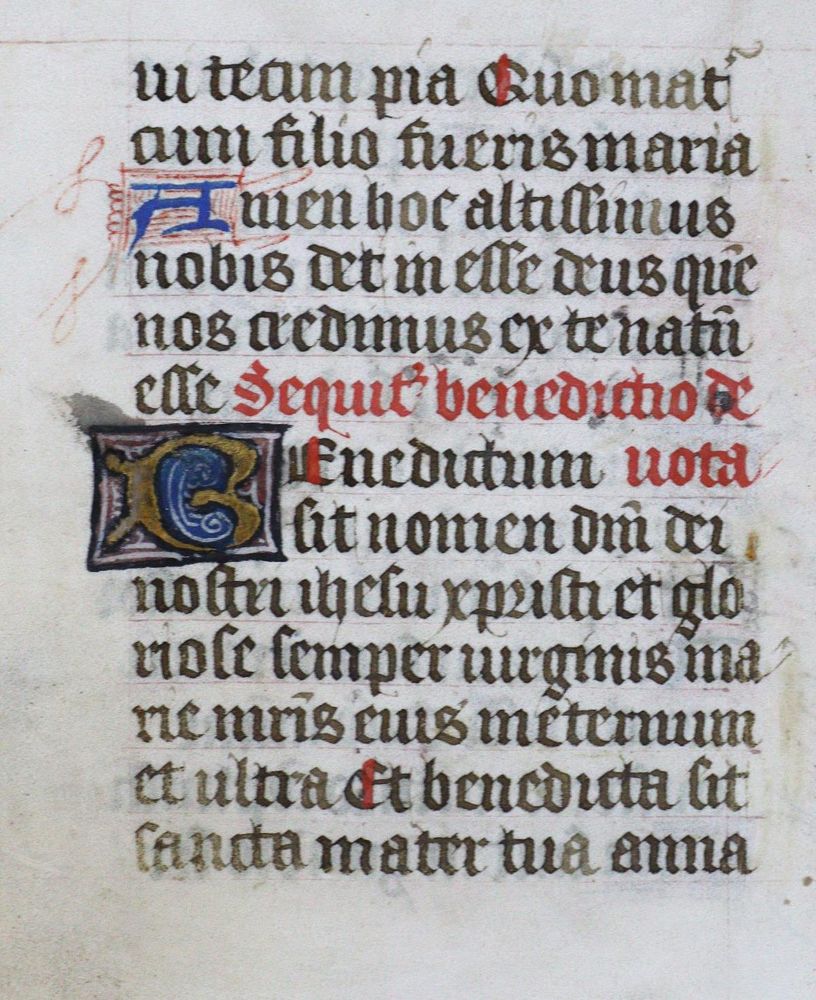 Große Abbildung Nr.11: 123-194 Stundenbuch.: (Handschriften)