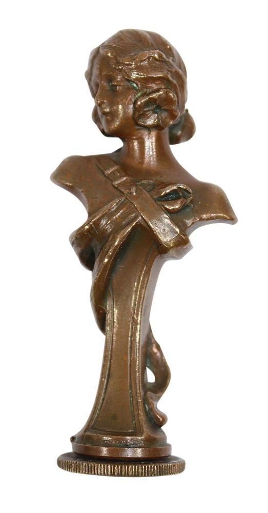 Große Abbildung Nr.1: 123-1966 Jugendstil Petschaft: (Varia, Petschaften)