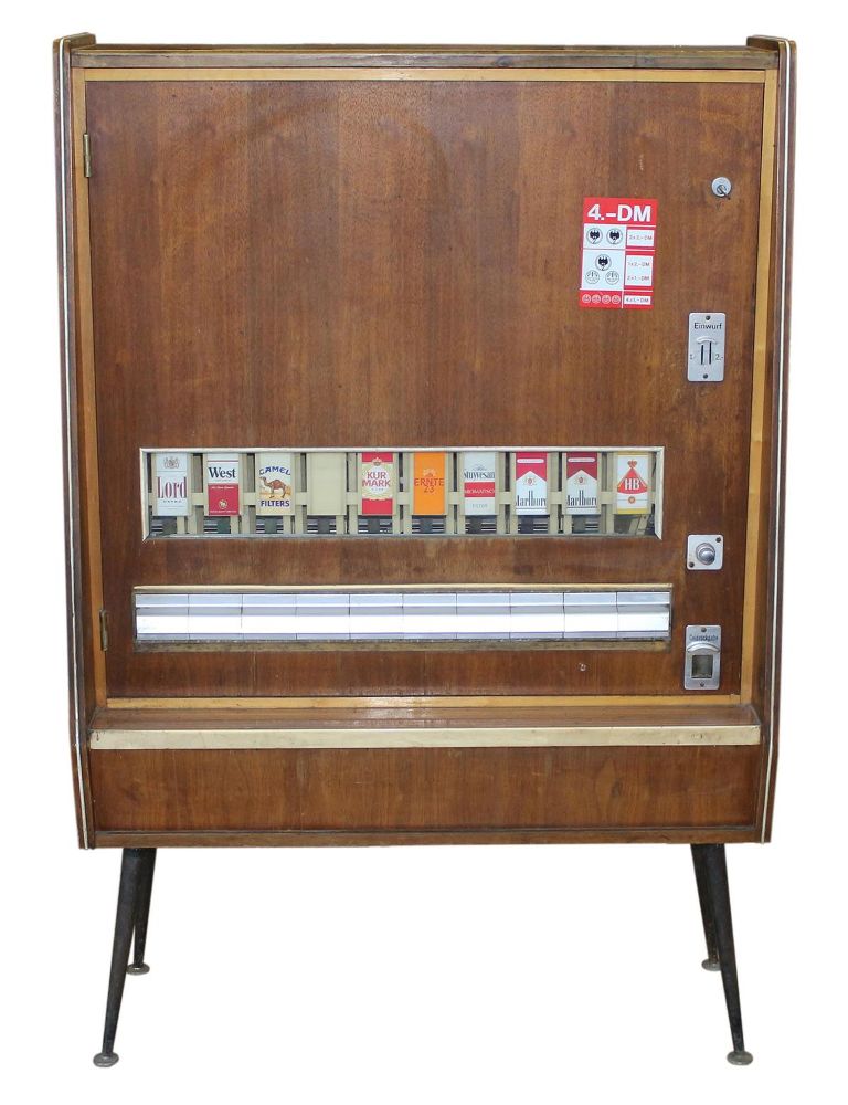 Große Abbildung Nr.1: 123-2000 Warenautomat für Zigaretten: (Varia, Werbung)