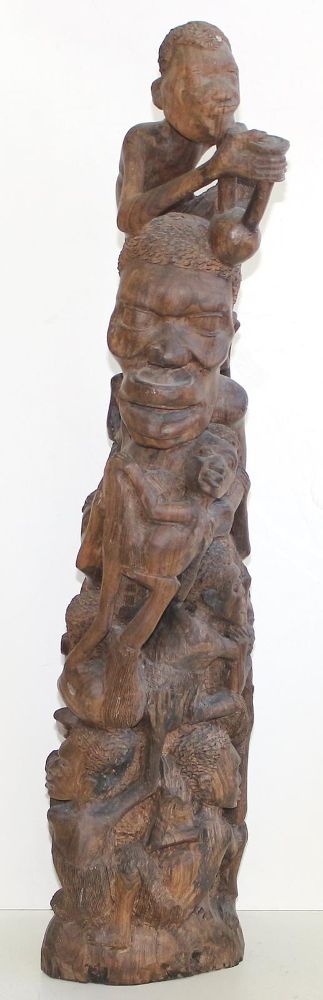 Große Abbildung Nr.2: 123-2022 Makonde Lebensbaum: (Afrika)