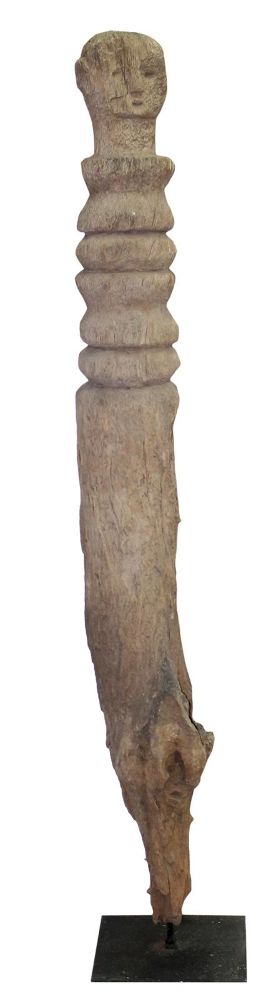 Große Abbildung Nr.1: 123-2032 Grabpfosten der Bongo: (Afrika, Sammlung Nerlich München)