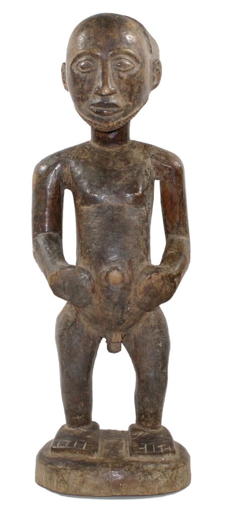 Große Abbildung Nr.1: 123-2043 Männliche Figur der Luba-Hemba: (Afrika, Sammlung Nerlich München)