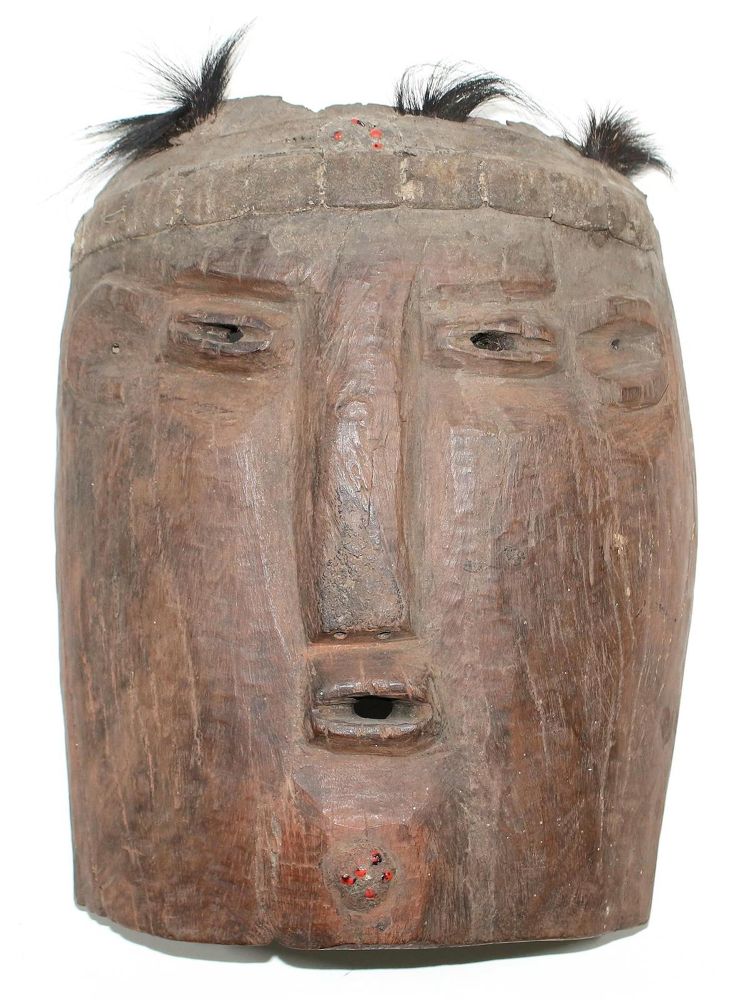 Große Abbildung Nr.1: 123-2050 Mbunda Brettmaske: (Afrika, Sammlung Nerlich München)