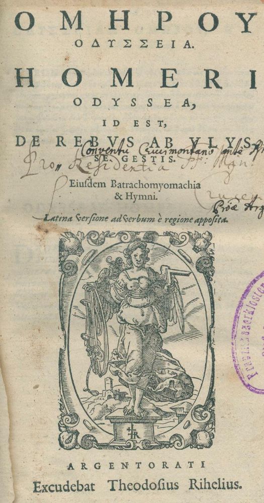 Große Abbildung Nr.1: 123-206 Homer.: (Alte Drucke, Handschriften und Theologie)