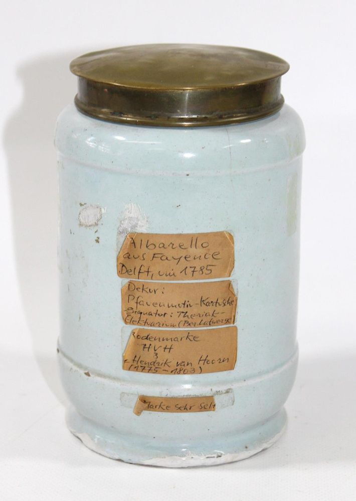 Große Abbildung Nr.2: 123-2067 Albarello Delft Hendrik: (Apothekenwesen, Albarello)