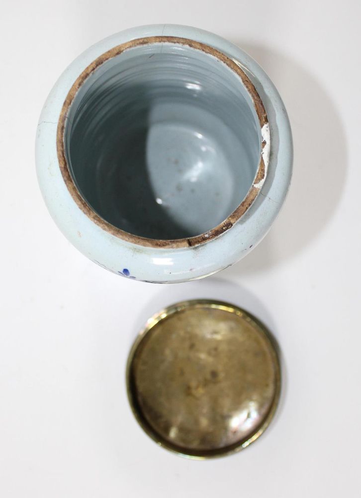 Große Abbildung Nr.4: 123-2067 Albarello Delft Hendrik: (Apothekenwesen, Albarello)