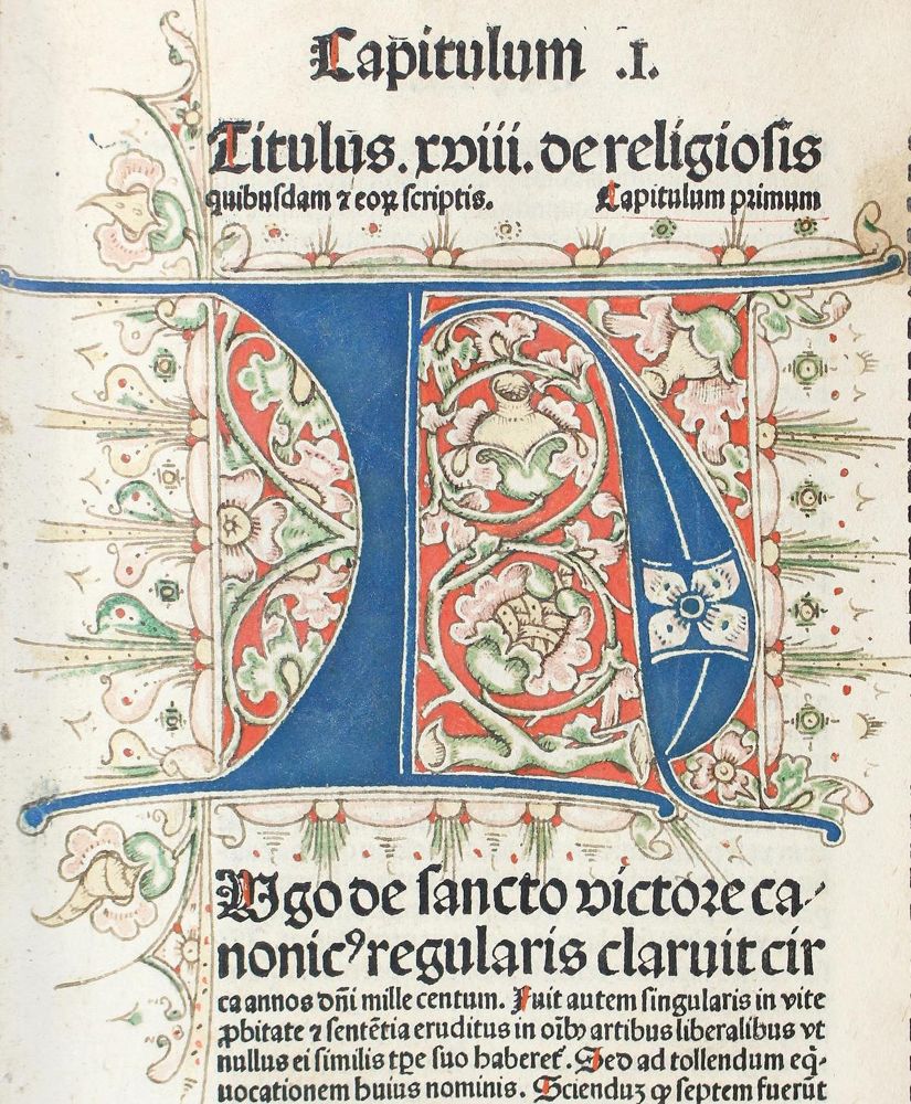 Große Abbildung Nr.1: 123-209 Antoninus Florentinus.: (Inkunabeln)