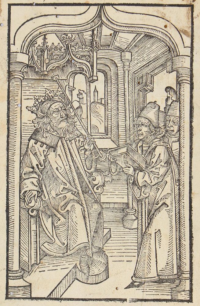 Große Abbildung Nr.1: 123-211 (Rolevinck,W.).: (Inkunabeln)