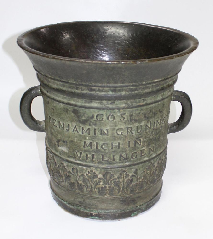 Große Abbildung Nr.2: 123-2159 Villingen, Grüninger,: (Apothekenwesen, Mörser)
