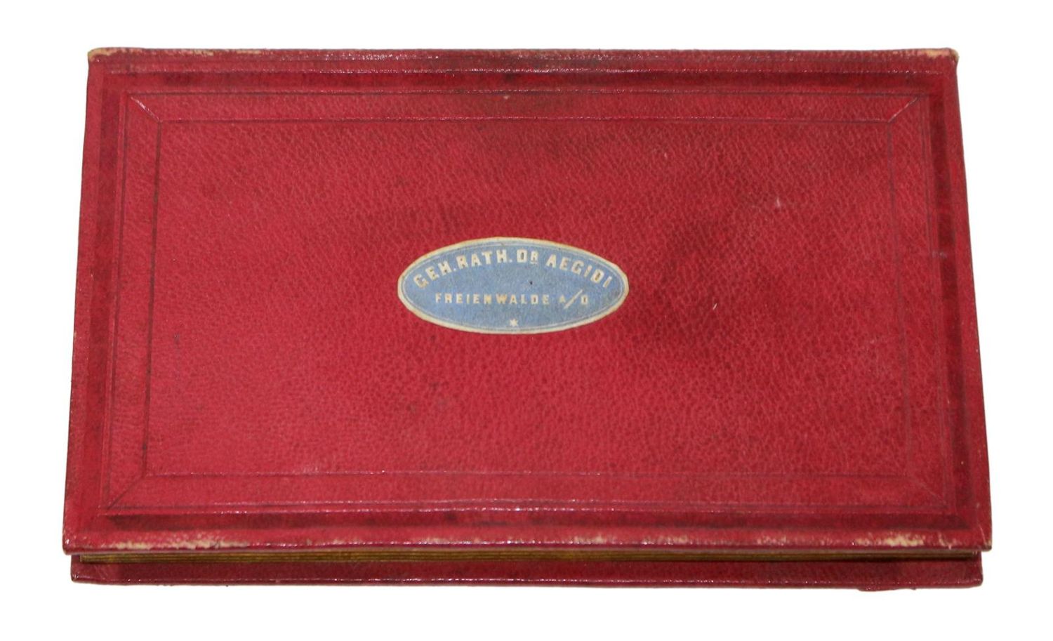 Große Abbildung Nr.1: 123-2167 Homöopatische Reiseapotheke.: (Apothekenwesen, Reiseapotheke)