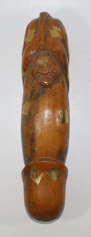 Große Abbildung Nr.3: 123-2202 Lingam Lord Hanuman: (Asiatika)