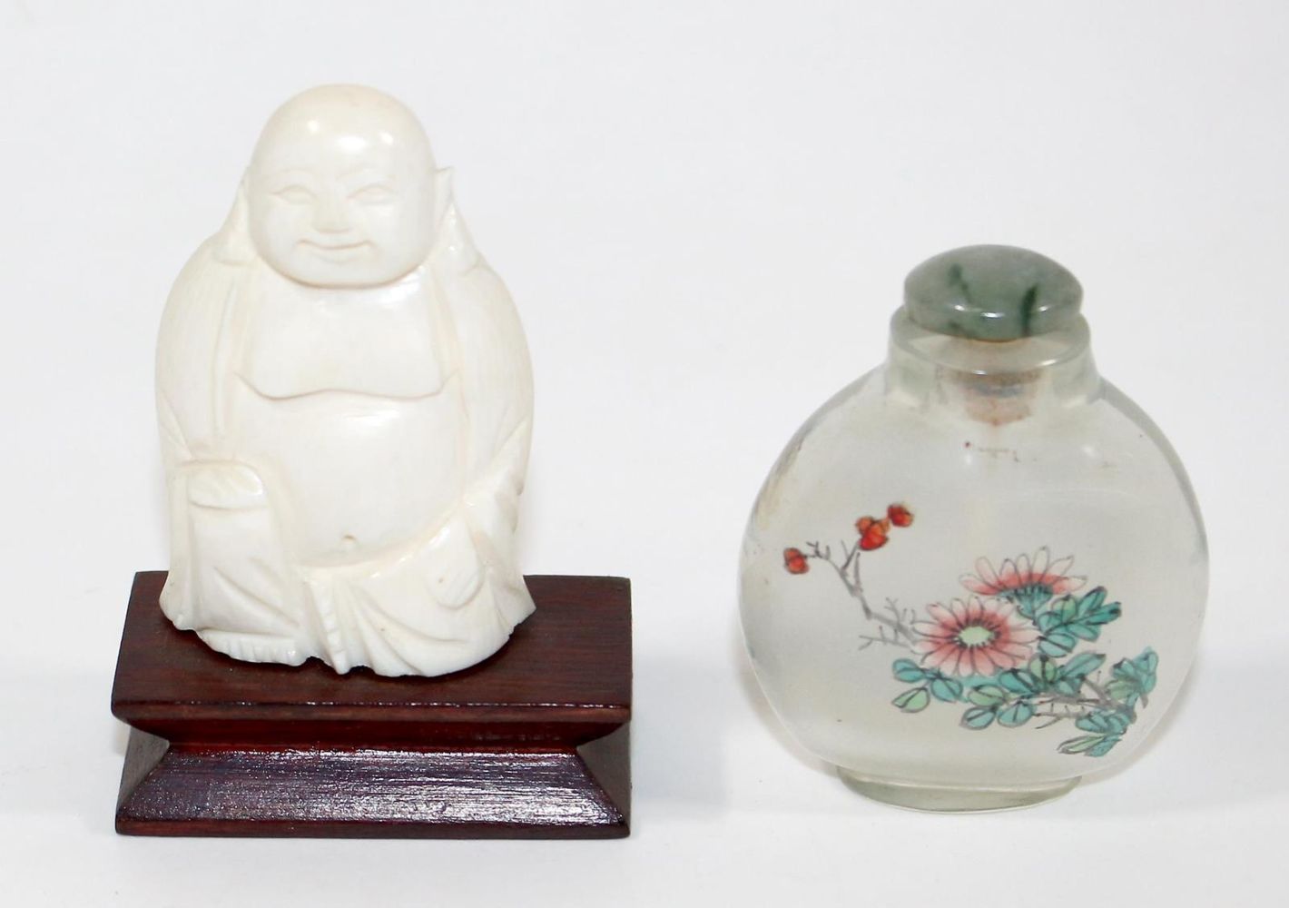 Große Abbildung Nr.2: 123-2206 Netsuke vom Typ Okame: (Asiatika)