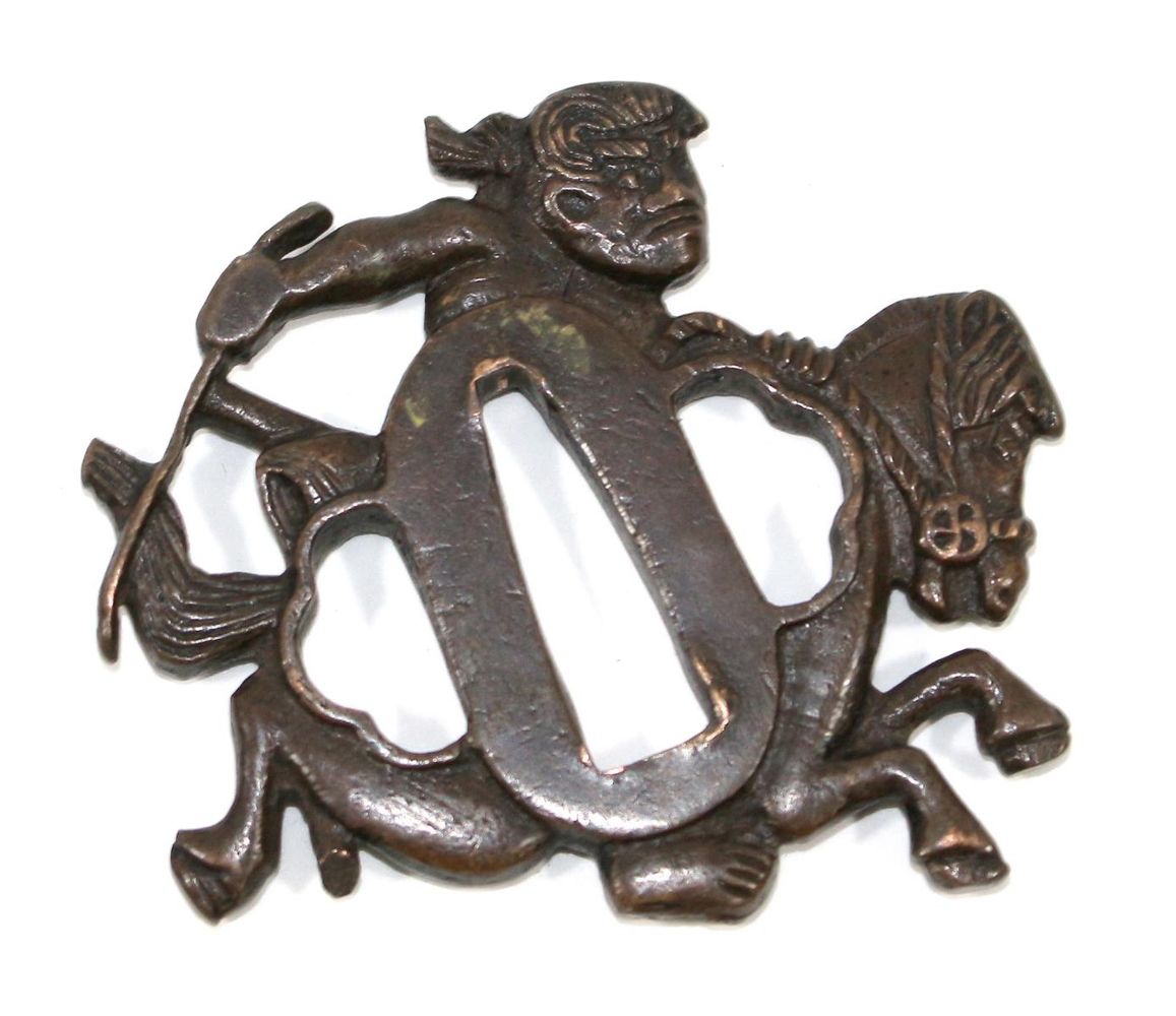 Große Abbildung Nr.2: 123-2222 Tsuba Japan Edo-Zeit: (Asiatika, Tsuba, Collection Gaston Louis Vuitton)