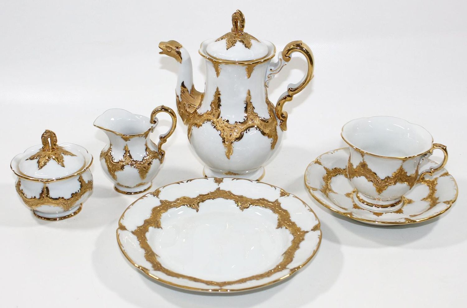 Große Abbildung Nr.1: 123-2275 Meissen Prunkservice B-Form: (Porzellan u. Keramik, Meissen)