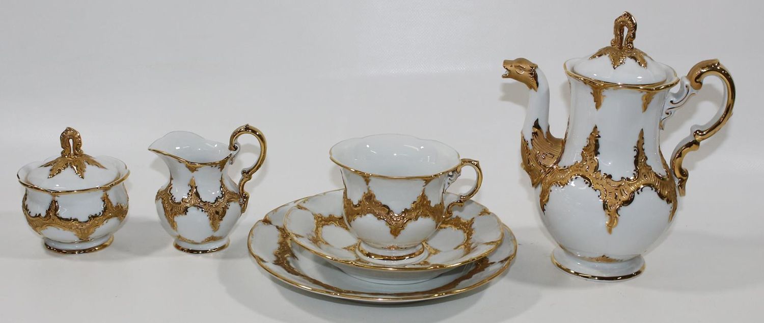 Große Abbildung Nr.3: 123-2275 Meissen Prunkservice B-Form: (Porzellan u. Keramik, Meissen)