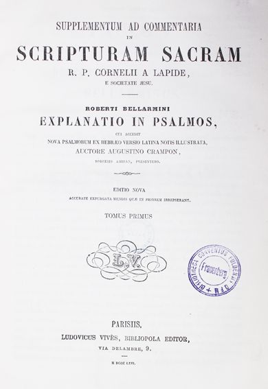 Große Abbildung Nr.1: 123-228 Lapide,C.: (Alte Drucke, Handschriften und Theologie)