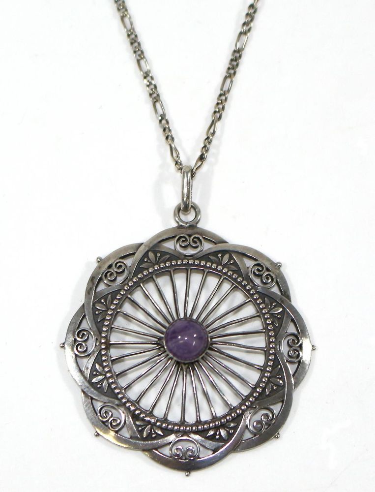 Große Abbildung Nr.1: 123-2286 Andreas Odenwald Jugendstil: (Schmuck, Anhänger)