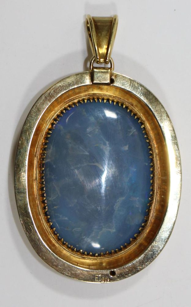 Große Abbildung Nr.2: 123-2293 Opalanhänger in 585: (Schmuck, Anhänger)