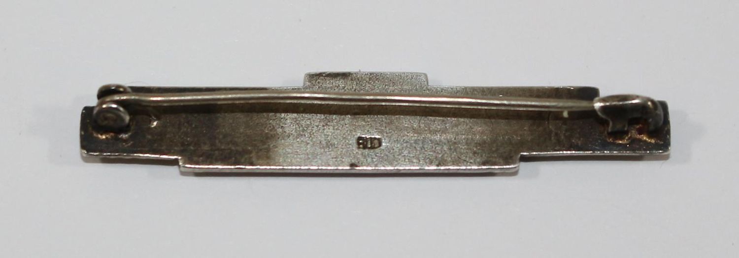 Große Abbildung Nr.2: 123-2305 Art Deco Brosche: (Schmuck, Broschen)