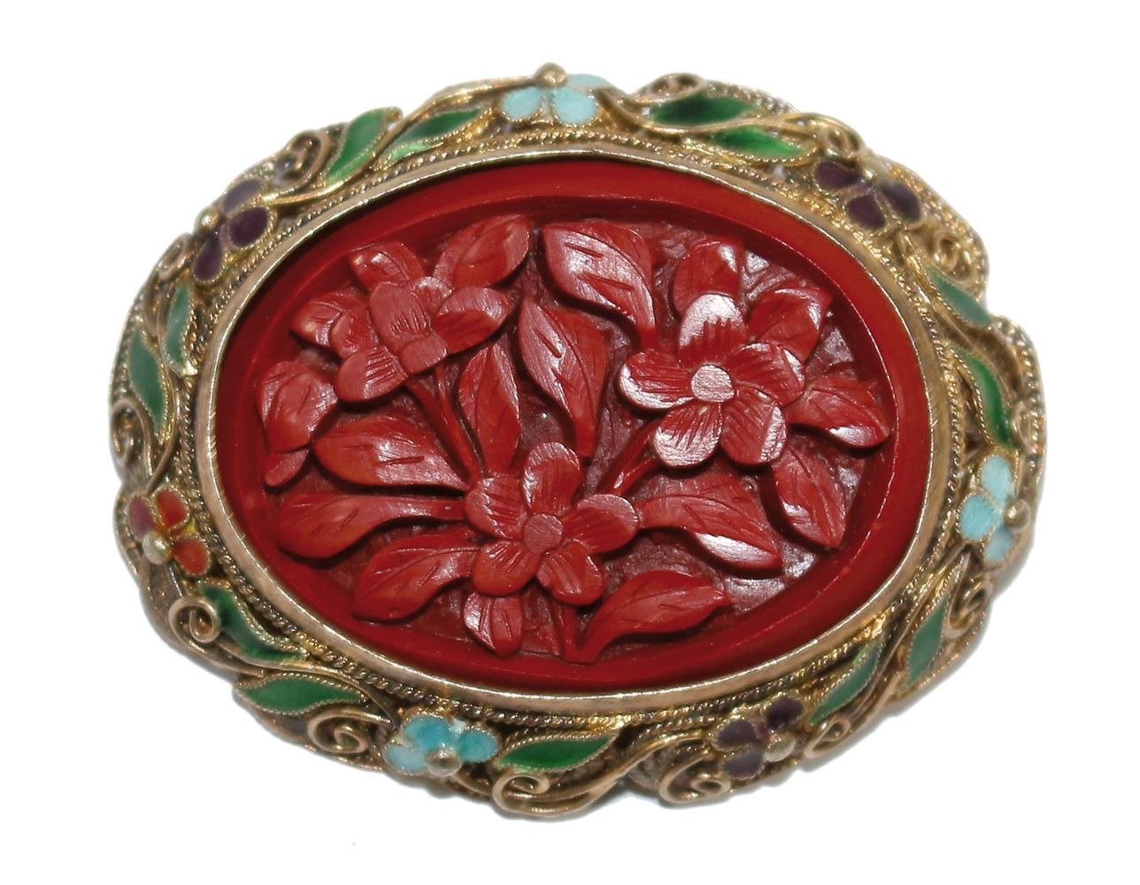 Große Abbildung Nr.1: 123-2306 China Brosche: (Schmuck, Broschen)