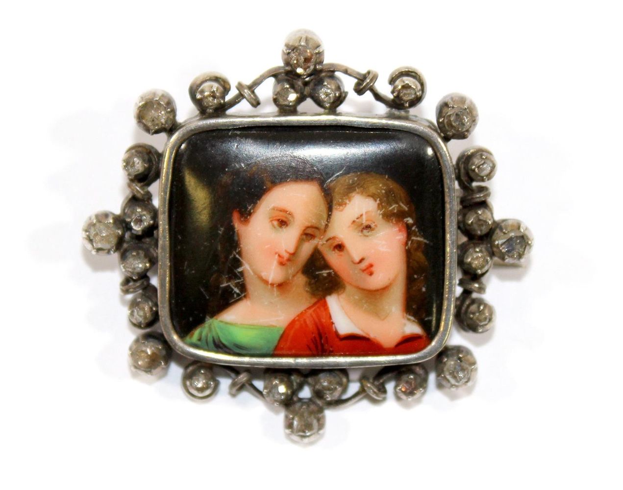 Große Abbildung Nr.1: 123-2307 Diamantbrosche: (Schmuck, Broschen)