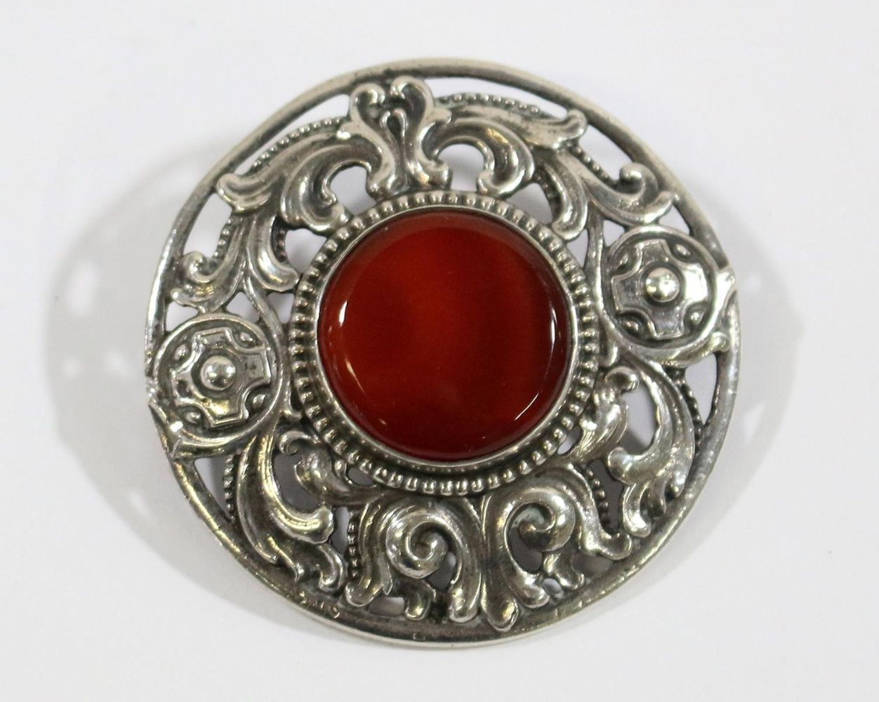 Große Abbildung Nr.1: 123-2311 Jugendstilbrosche Gustav Hauber: (Schmuck, Broschen)