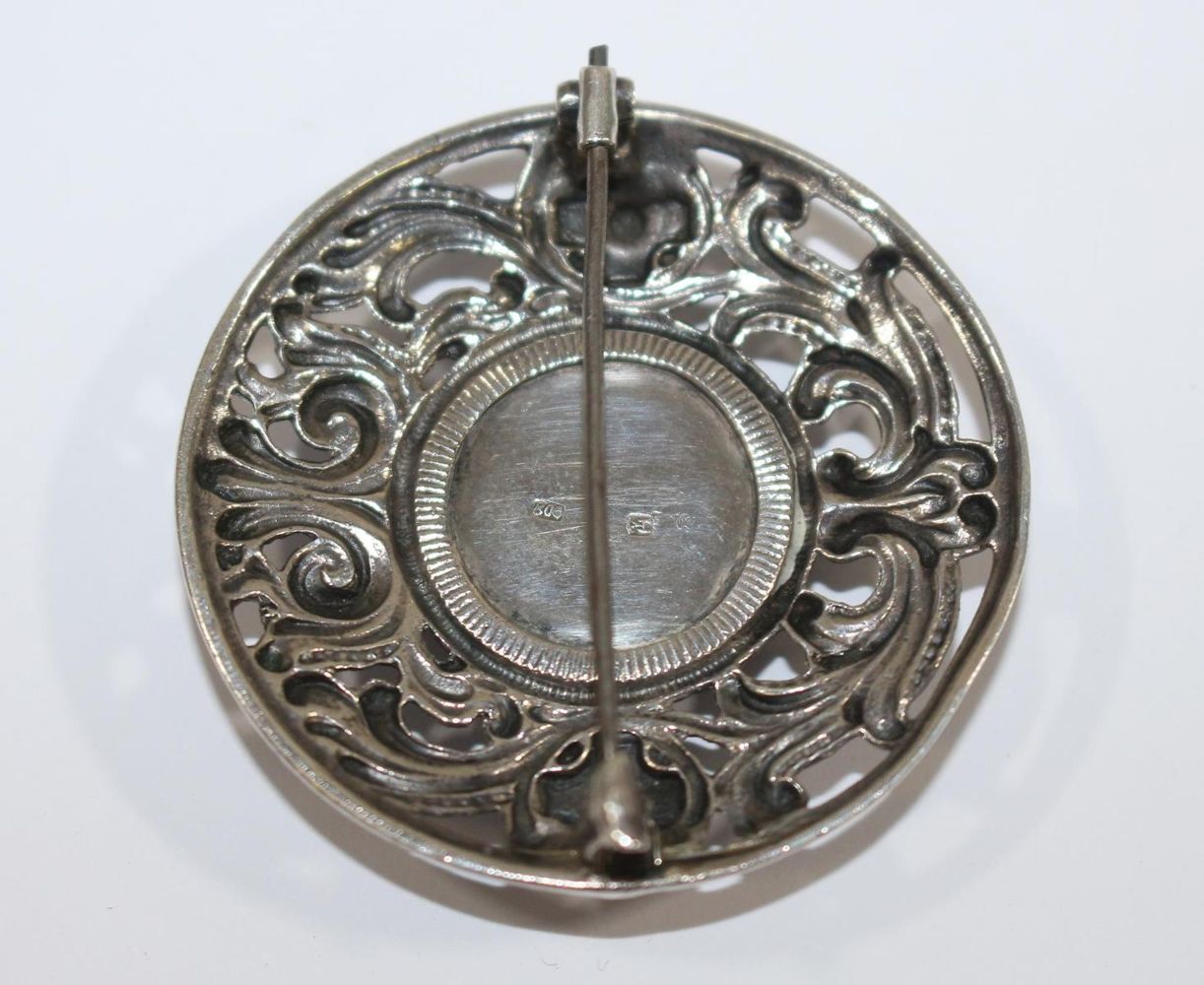 Große Abbildung Nr.2: 123-2311 Jugendstilbrosche Gustav Hauber: (Schmuck, Broschen)
