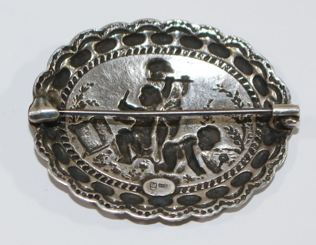 Große Abbildung Nr.2: 123-2312 Jugendstilbrosche Gustav Hauber: (Schmuck, Broschen)