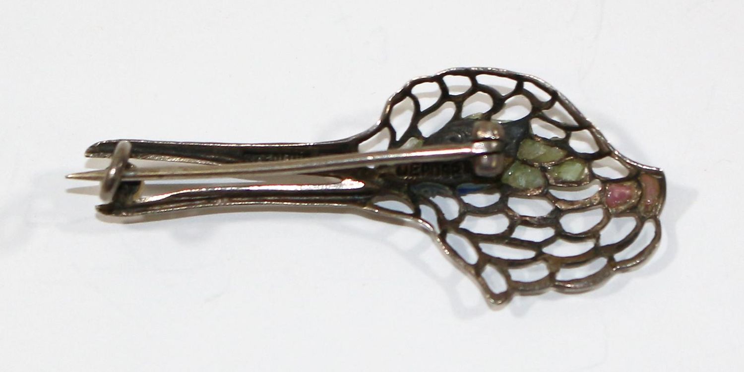 Große Abbildung Nr.2: 123-2318 Meyle & Mayer Jugendstilbrosche: (Schmuck, Broschen)